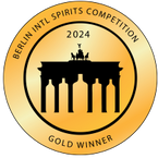 Gold winner badge from Berlin international Spirits Competition 2024