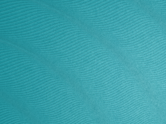 Teal textured fabric pattern