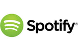 Spotify logo with green circle and black text on a white background